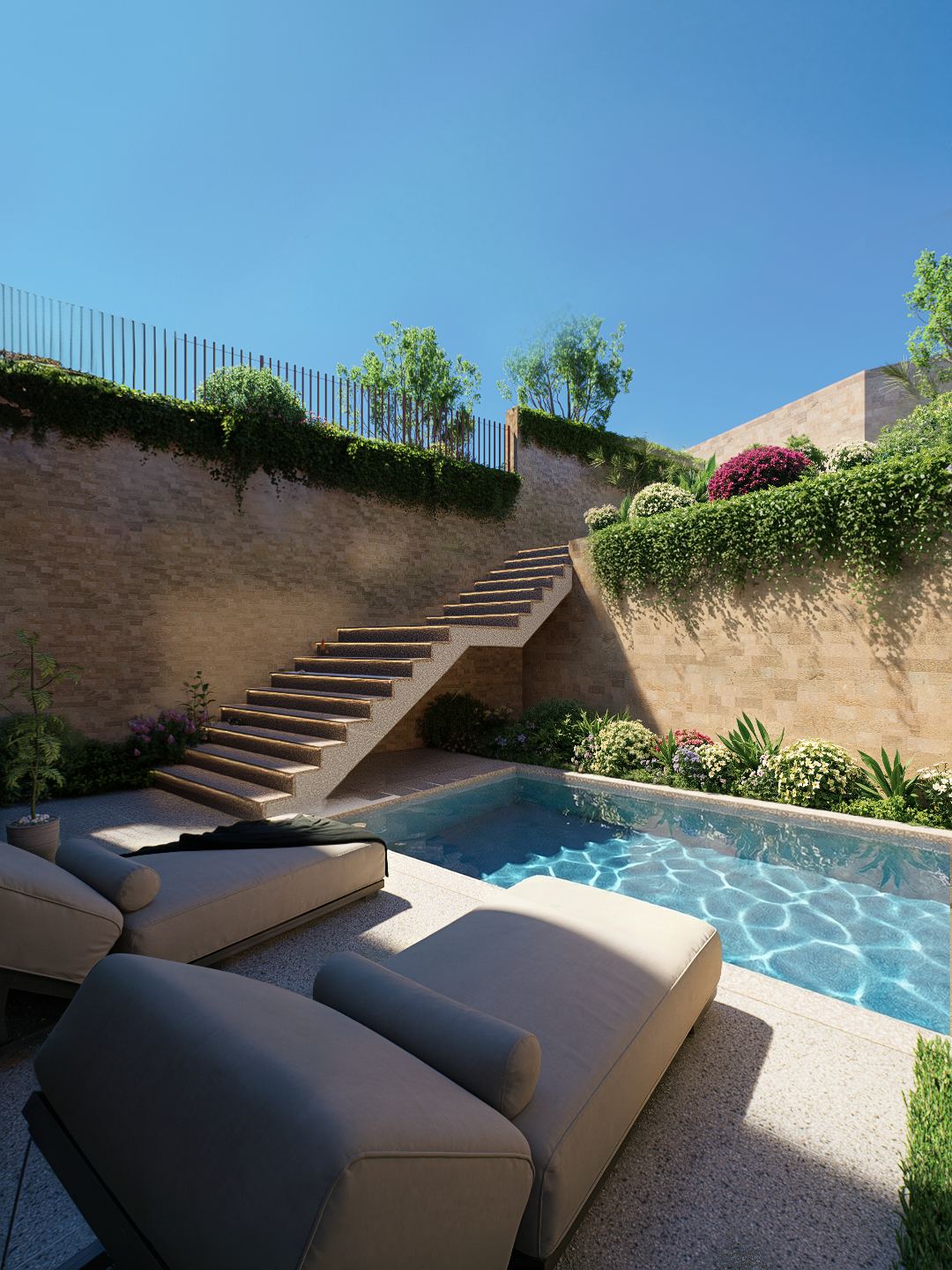 Luxury 3-Storey Villa with Pool – Dry Lake, Tirana