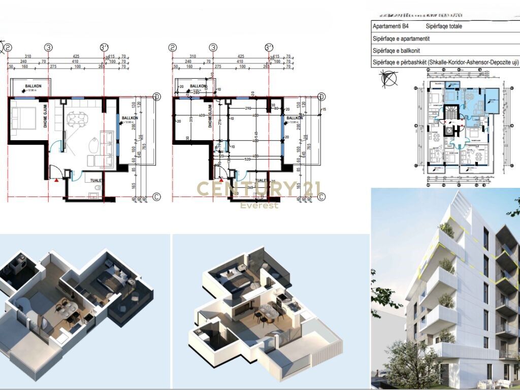 Apartament 1+1 – Rruga Mitat Hoxha, Sarandë