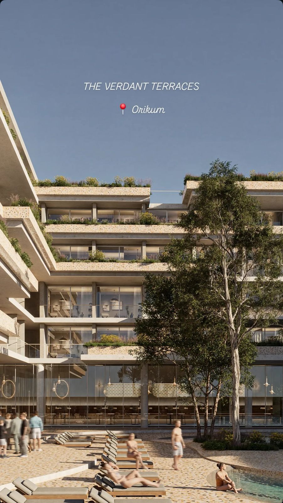 STUDIO FOR SALE IN ORIKUM "THE VERDANT TERRACE"