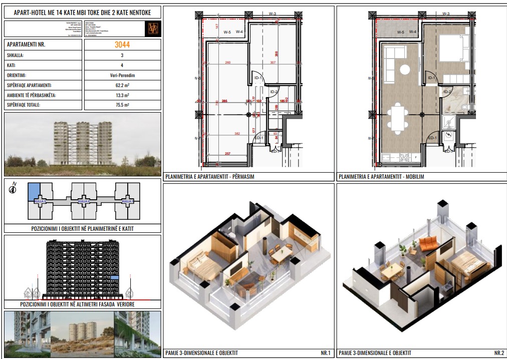 3 Gardens Residence, Investimi i Vitit në Bregdet – Rezidenca Elitare në Qerret