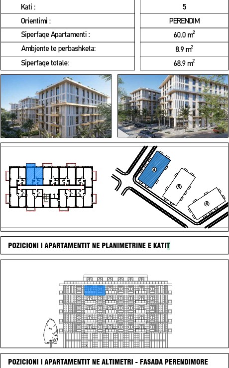 1 Bedroom Apartment, Qerret