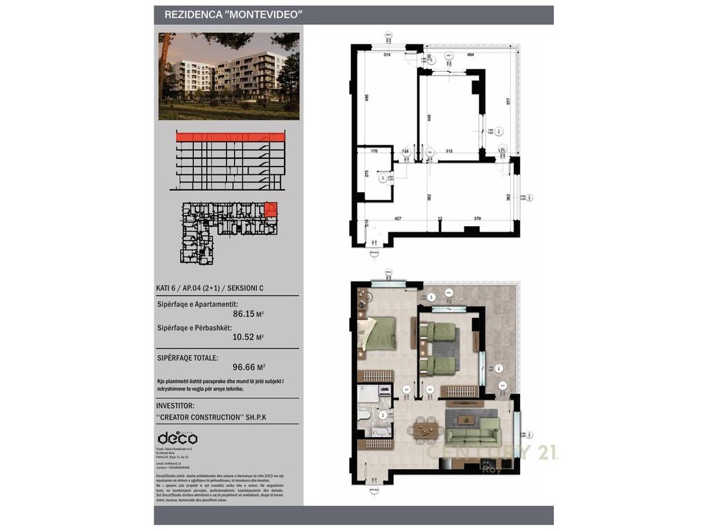 2+1 Apartment for Sale in Montevideo Residence in Mali Robit