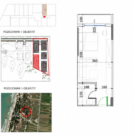 Studio Apartment, 90m from sea - Golem