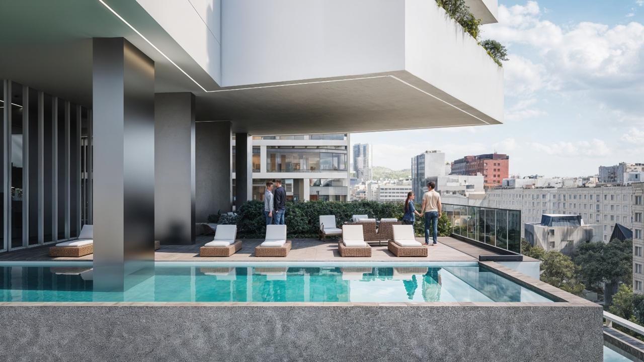 1-Bedroom Apartment for Sale in The Forty Four Tower – West-Facing with Unobstructed Open Views