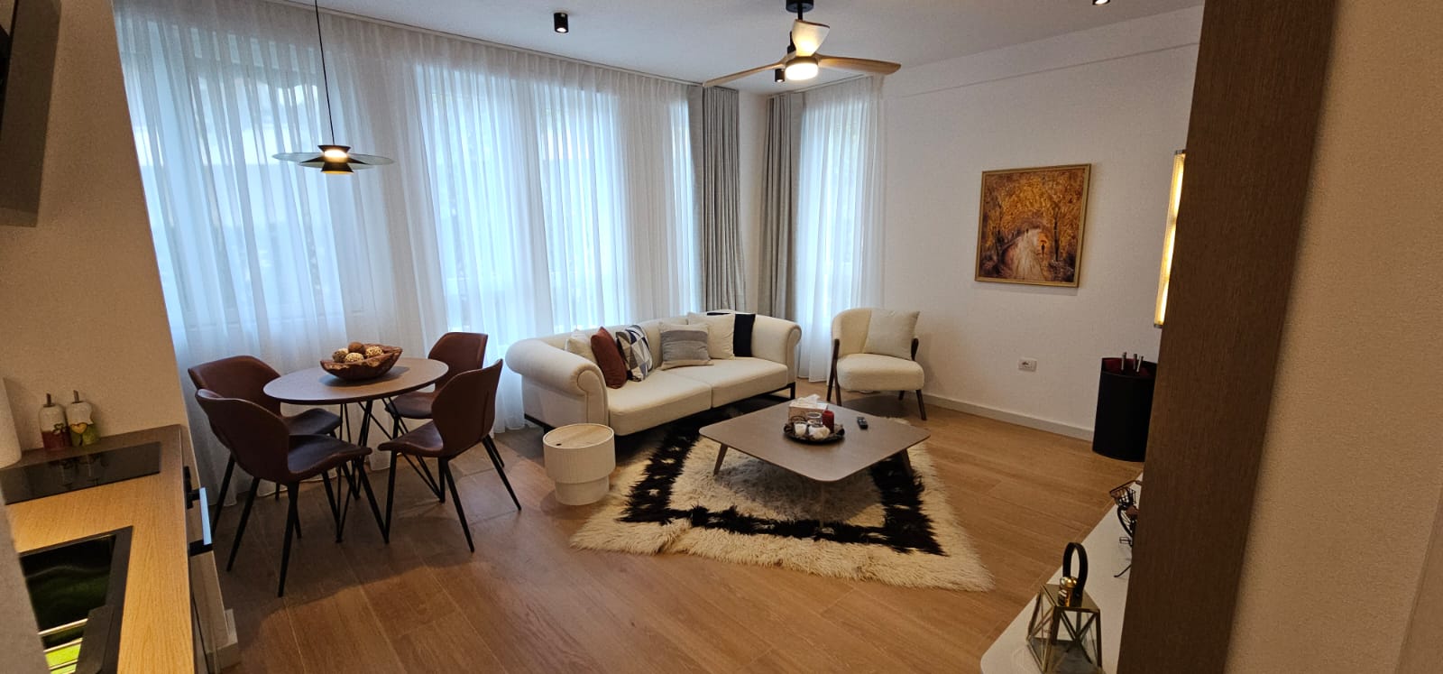 Luxury lake apartment 1+1+parking for Sale in Tushemisht, Pogradec