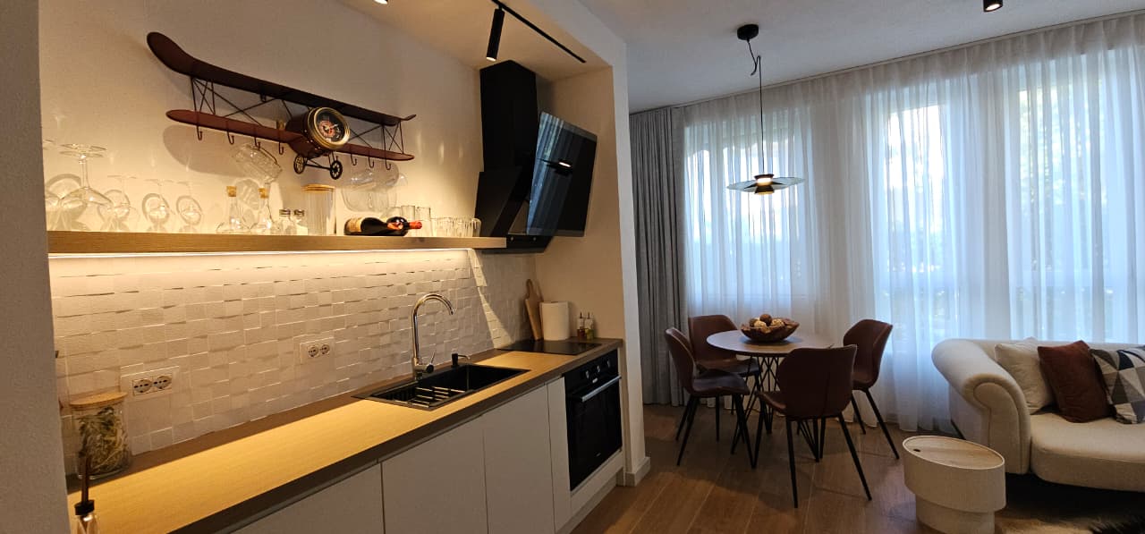 Luxury lake apartment 1+1+parking for Sale in Tushemisht, Pogradec