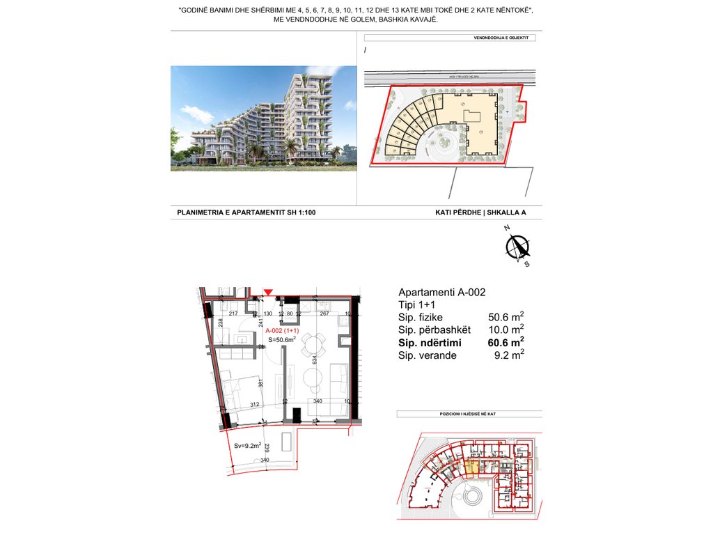 1+1 Apartment For Sale in Super Residence TIKTALIK