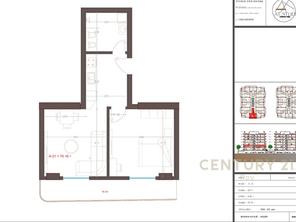 Apartment 1+1 for Sale in New Construction with Pool in Golem (2/12)