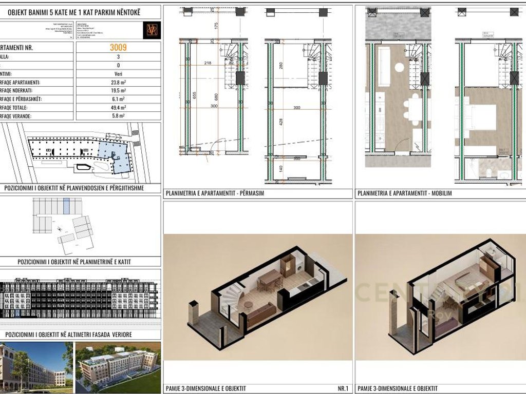 Loft in the Grand Marina Residence Complex with a Pool at Mali i Robit (2/4)
