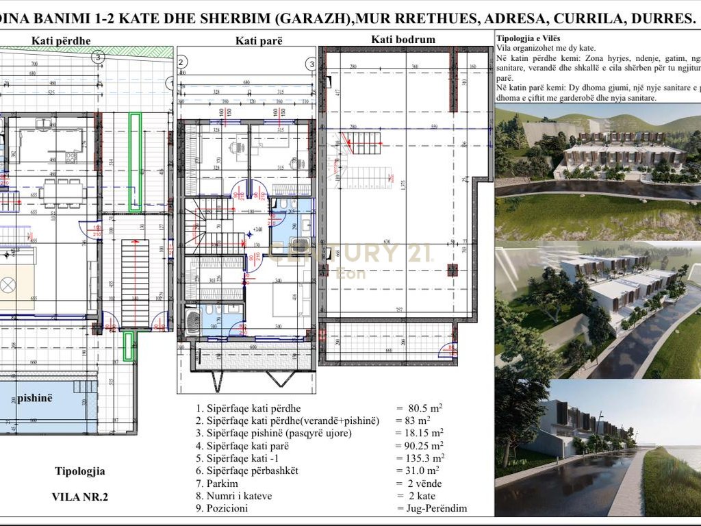 Villa with Pool For Sale in Currila Coast, Durrës (Sea View) (11/11)