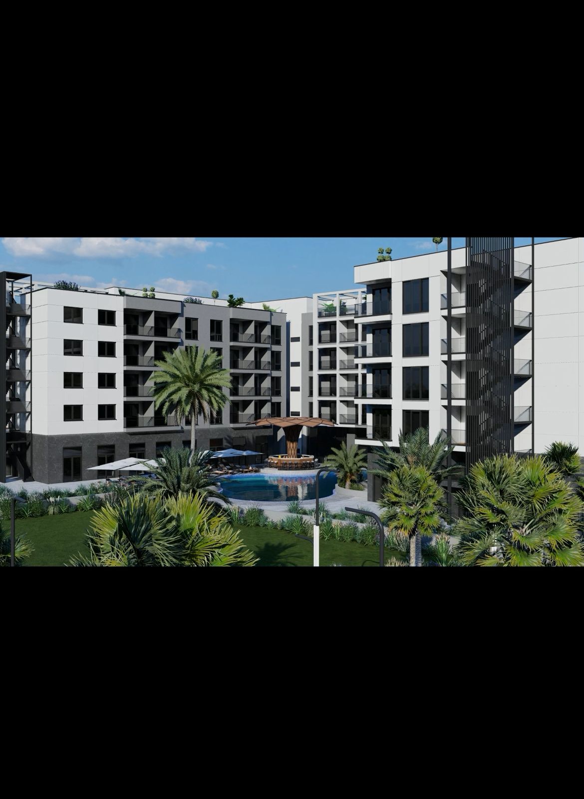 Azzure RESIDENCE,NEW Project with Pool and Hotel Space (3/10)