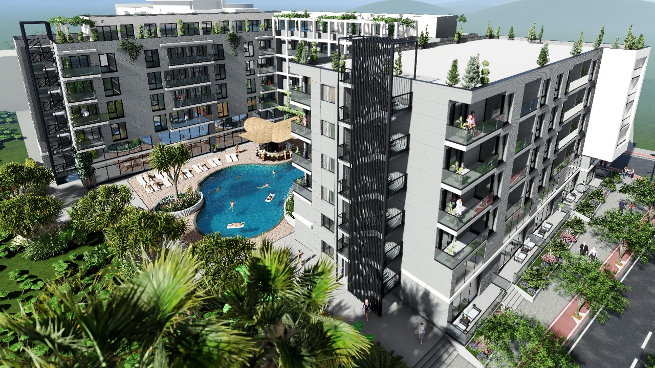 Azzure RESIDENCE,NEW Project with Pool and Hotel Space (6/10)