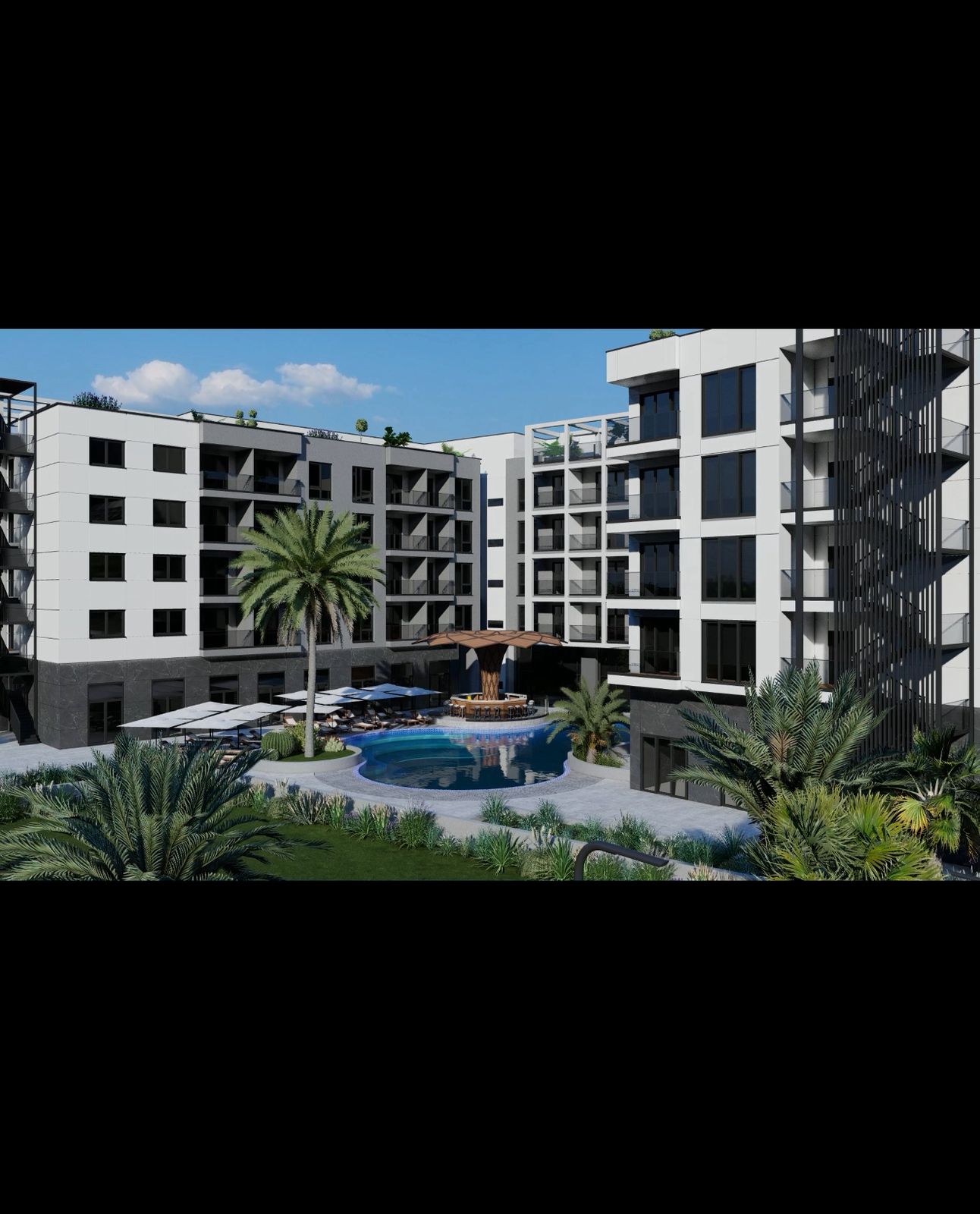Azzure RESIDENCE,NEW Project with Pool and Hotel Space (10/10)