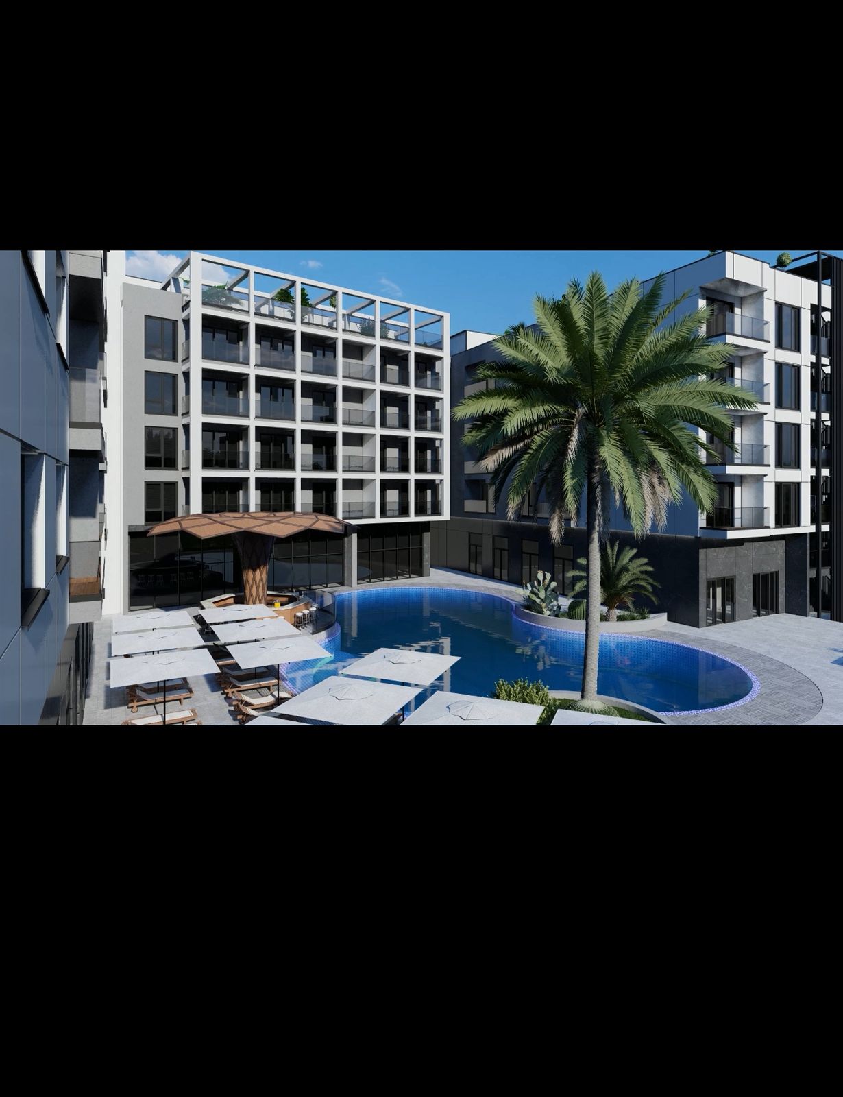 Azzure RESIDENCE,NEW Project with Pool and Hotel Space (9/10)
