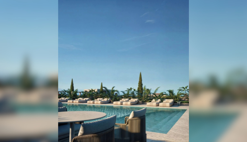 1+1 Apartment 200 meters from the sea in Lunarch Residence Mali i Robit. With Sea view and 2 swimming pools