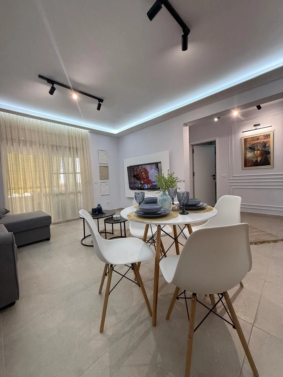 Apartment 1+1 for Sale at Kavajë'S Rock First Line with the Sea Sea View (7/14)