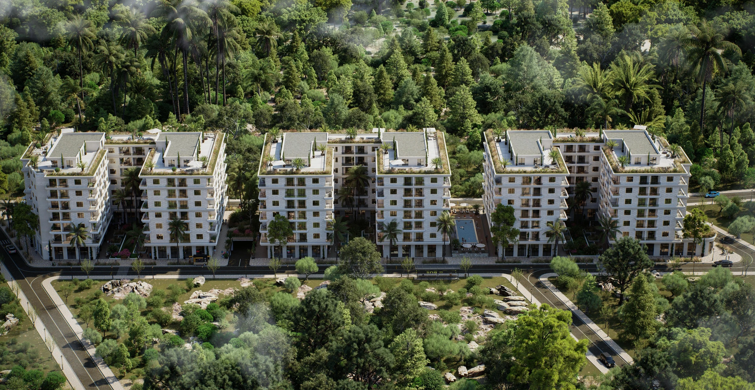 Shitet apartament 1+1 në Rezidencën "Blue Horizon", Qerret – Pagesë me Këste (2/7)