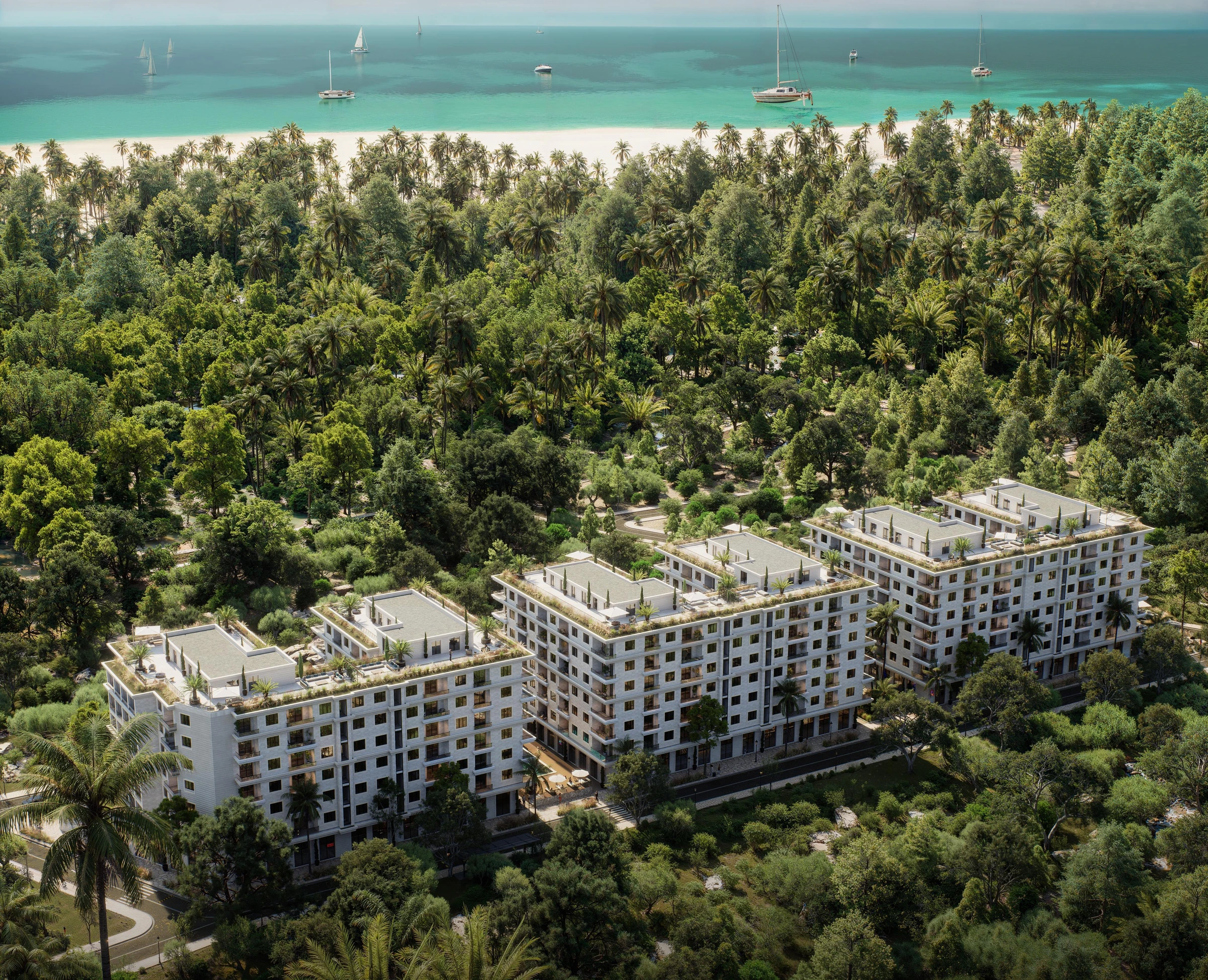 Shitet apartament 1+1 në Rezidencën "Blue Horizon", Qerret – Pagesë me Këste (3/7)