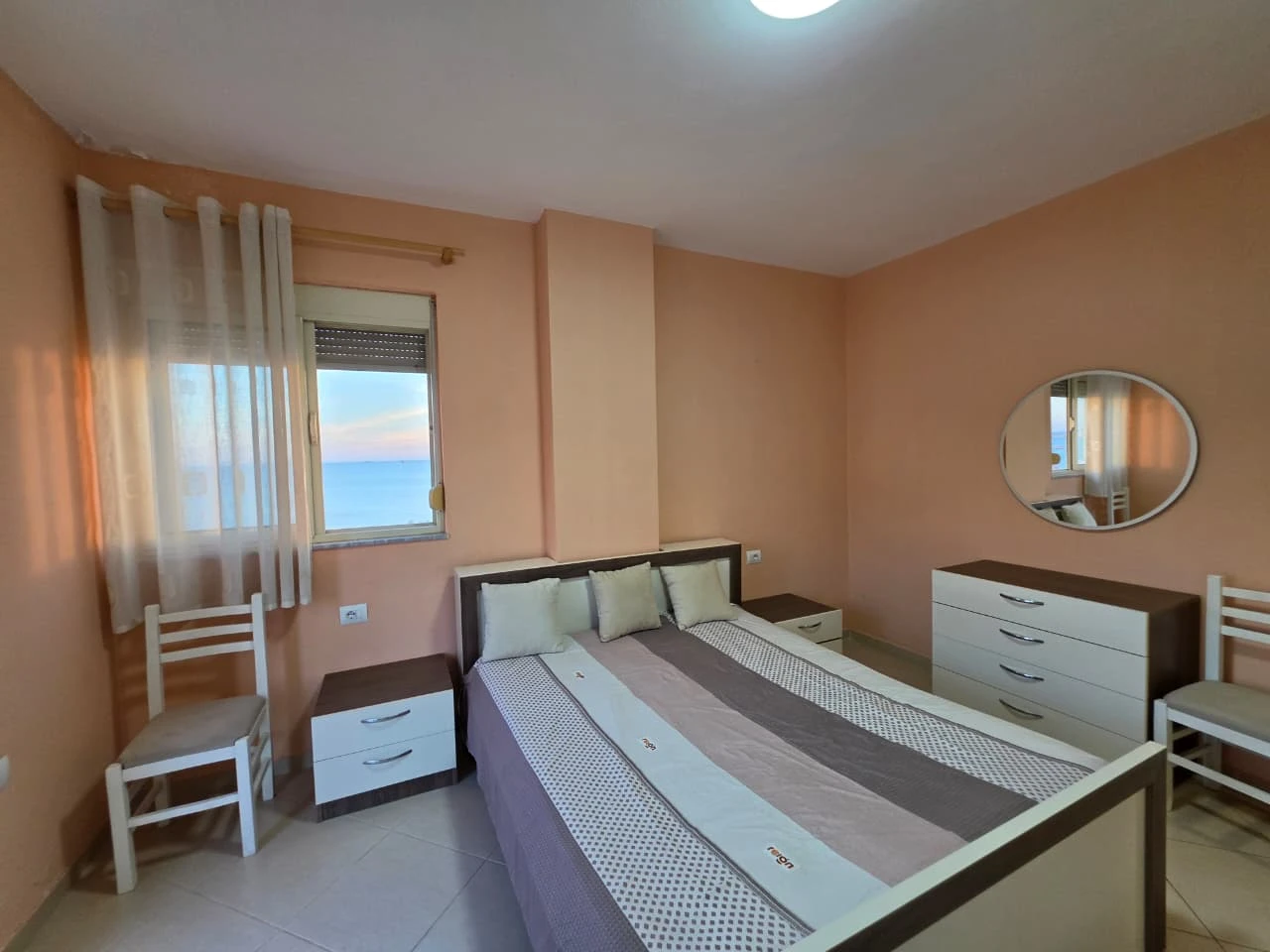 Apartament 1+1 me Pamje Deti për Shitje – Rrota e Kuqe, Plazh, Durrës (6/13)
