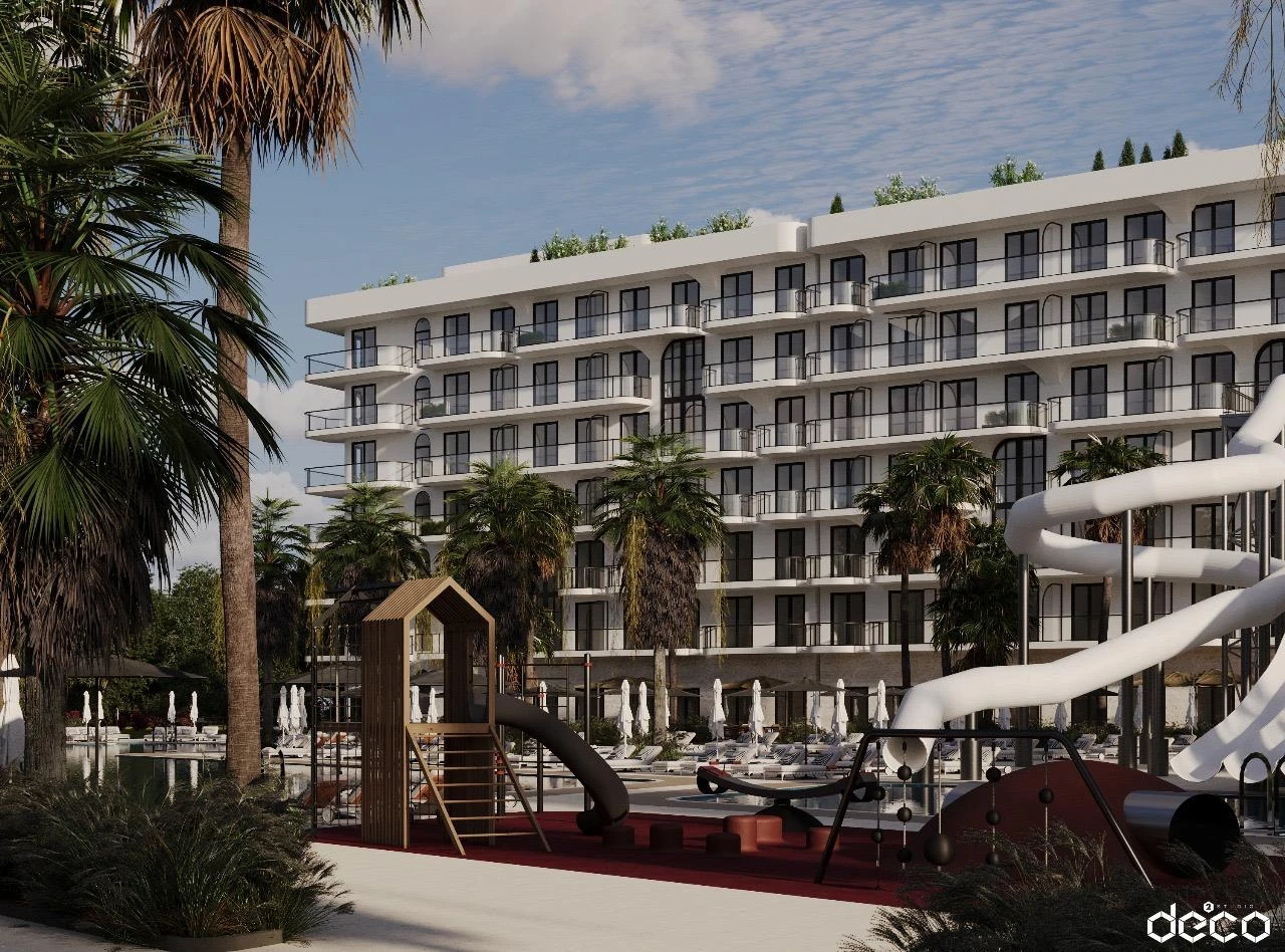 Apartamenti Shesim 2+1 me Pamje nga Deti në Bonita Luxury Family, Qerret (12/17)