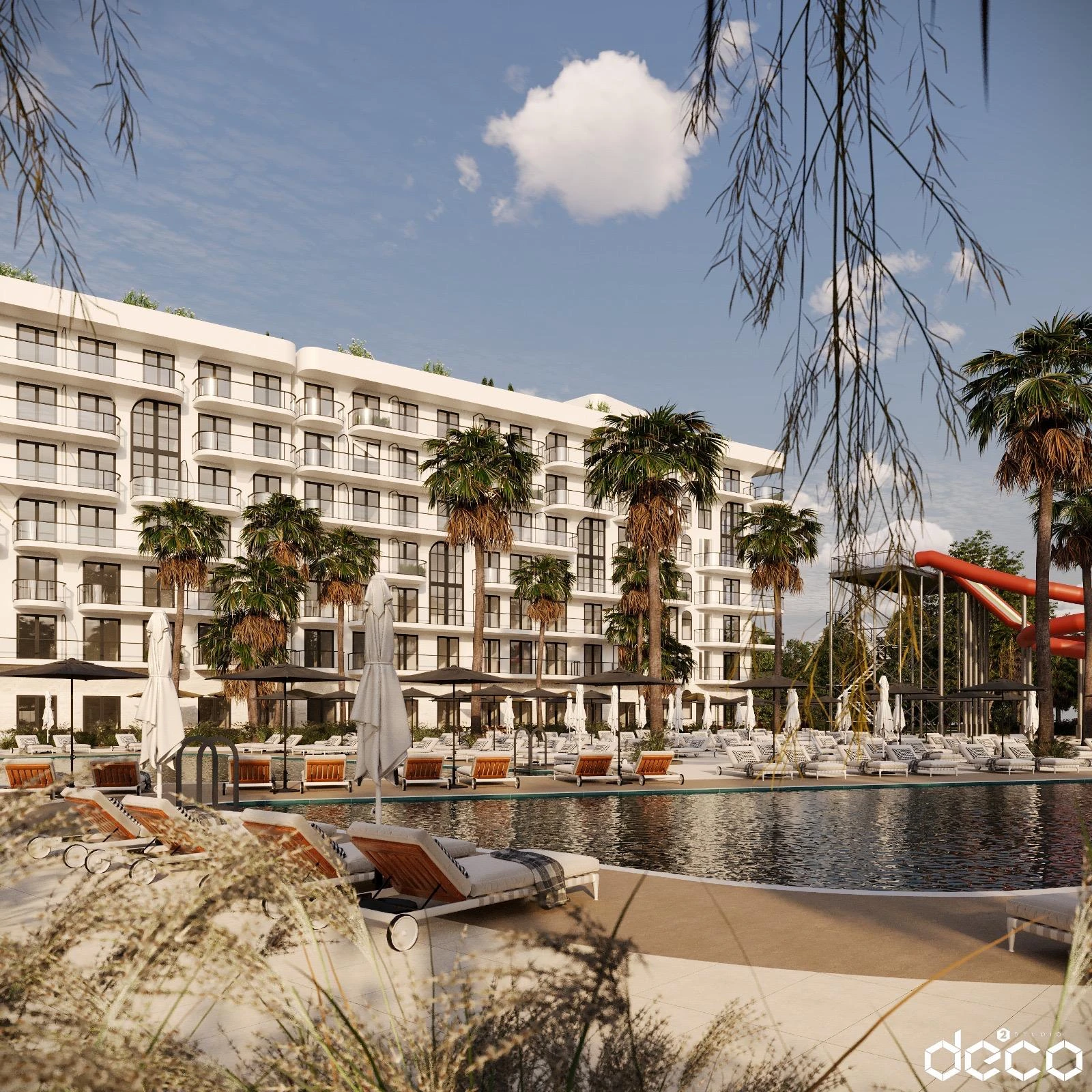 Apartamenti Shesim 2+1 me Pamje nga Deti në Bonita Luxury Family, Qerret (10/17)
