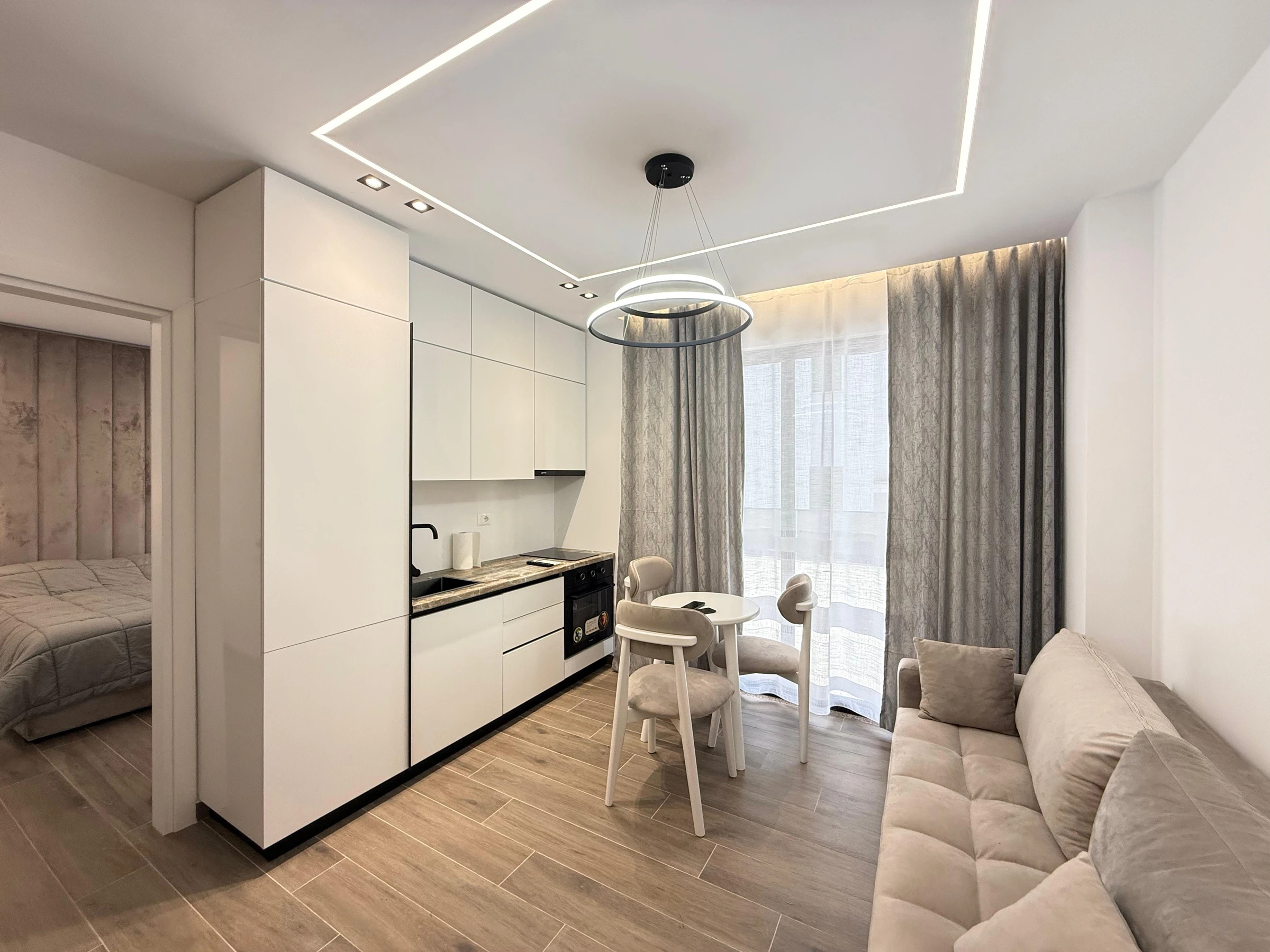 Shitet Apartament 1+1 me Verande në Golem, Durrës