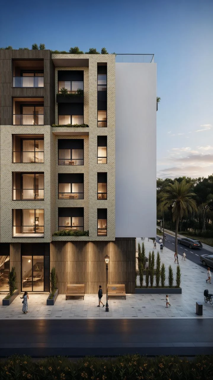 Shitet apartament 2+1 tek Vizion Residence, Mali i Robit (10/12)
