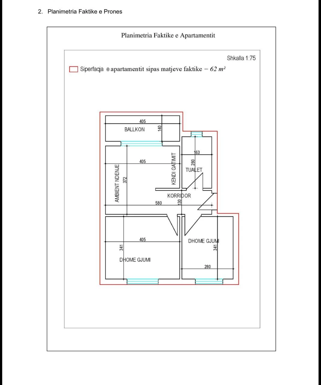 Shitet apartament 2+1 - Plazhi i Golemit (4/5)
