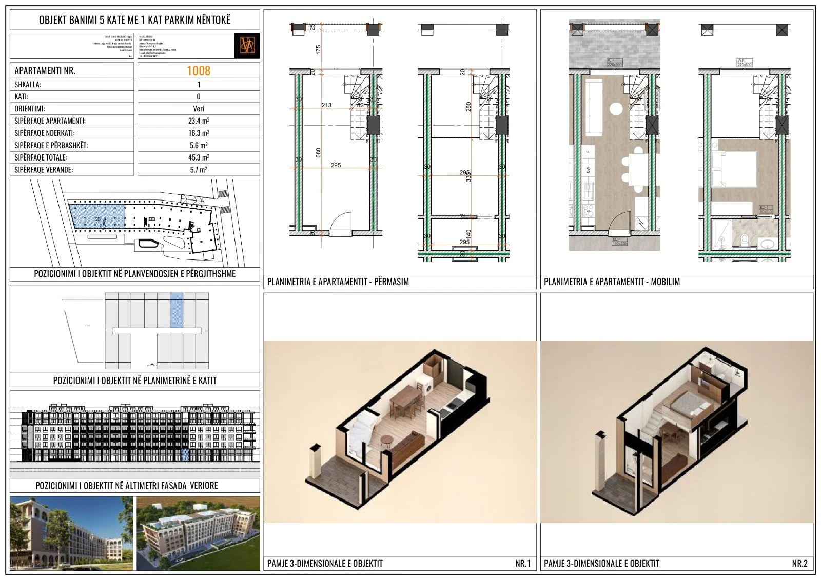 Loft in the Grand Marina Residence Complex with a Pool at Mali i Robit (2/7)