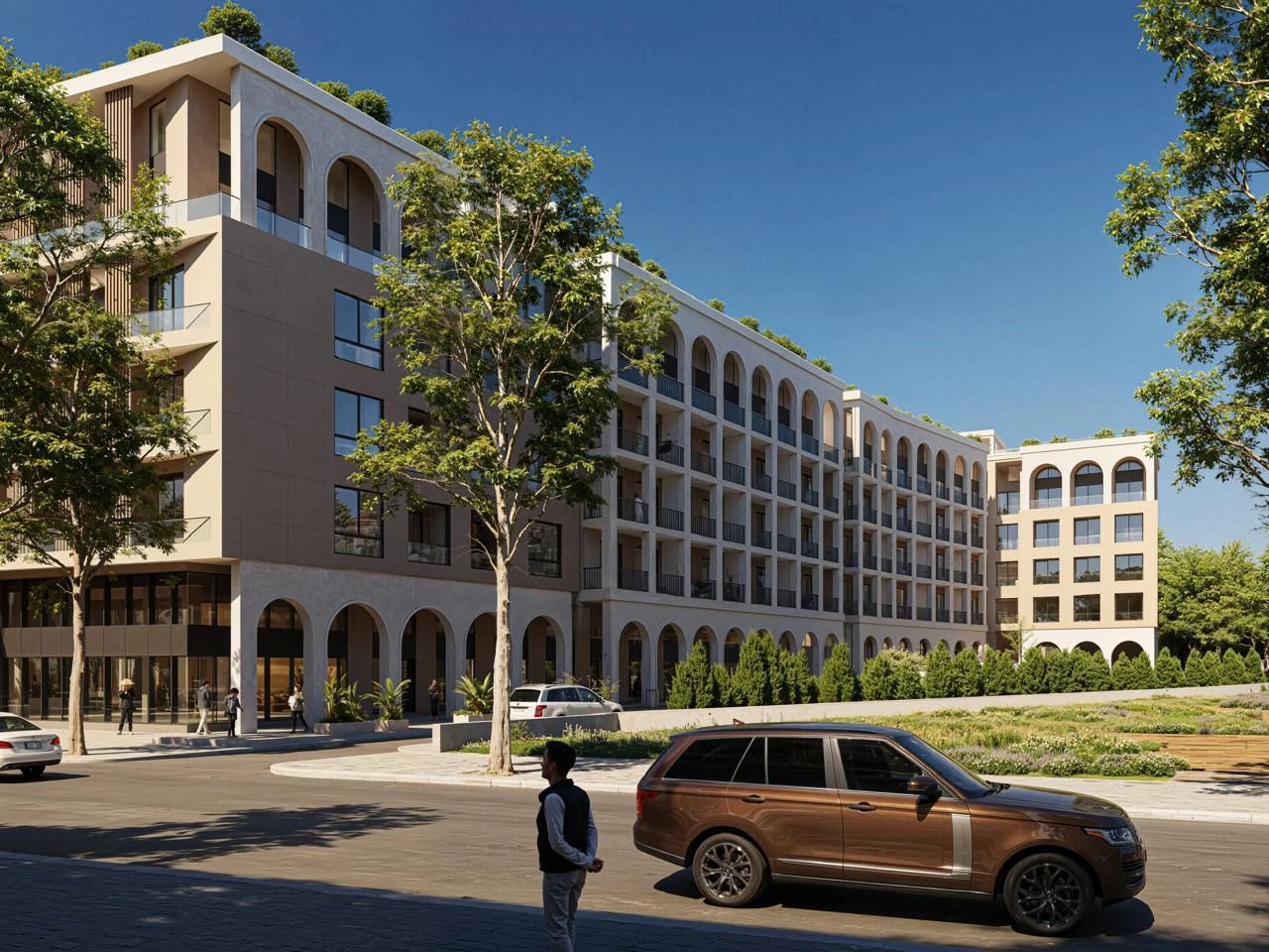 Loft in the Grand Marina Residence Complex with a Pool at Mali i Robit (3/7)