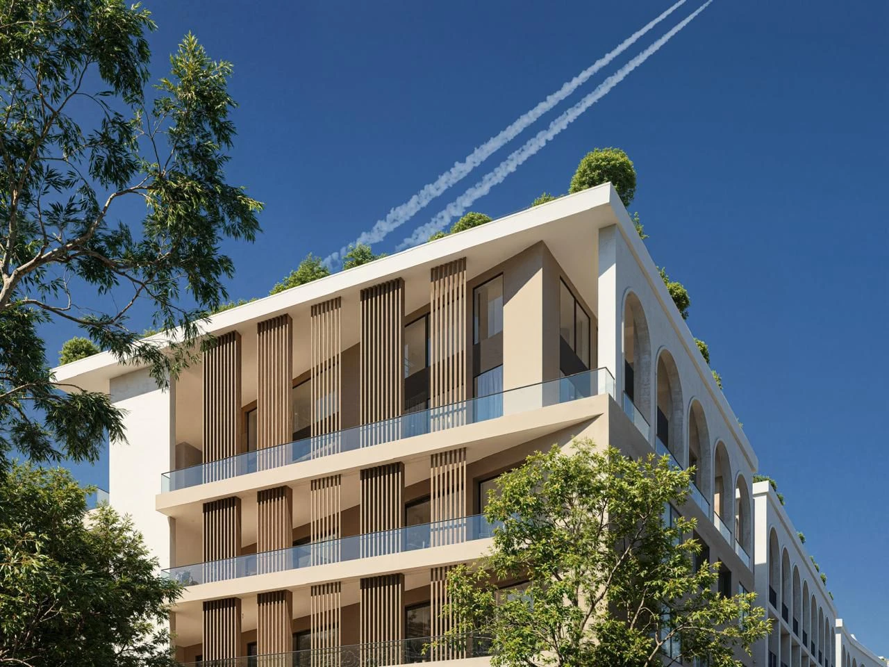 Loft in the Grand Marina Residence Complex with a Pool at Mali i Robit (4/7)
