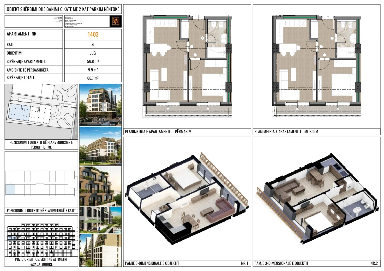 Liam Residence. Standardi i Ri i Jetesës dhe Investimit në Golem. Shitet Apartament 1+1. Mundesi Pagese me Keste 20%