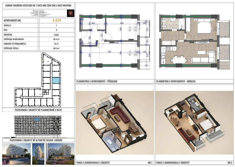 Apartment 1+1 for Sale. Possibility of Payment in Installments
