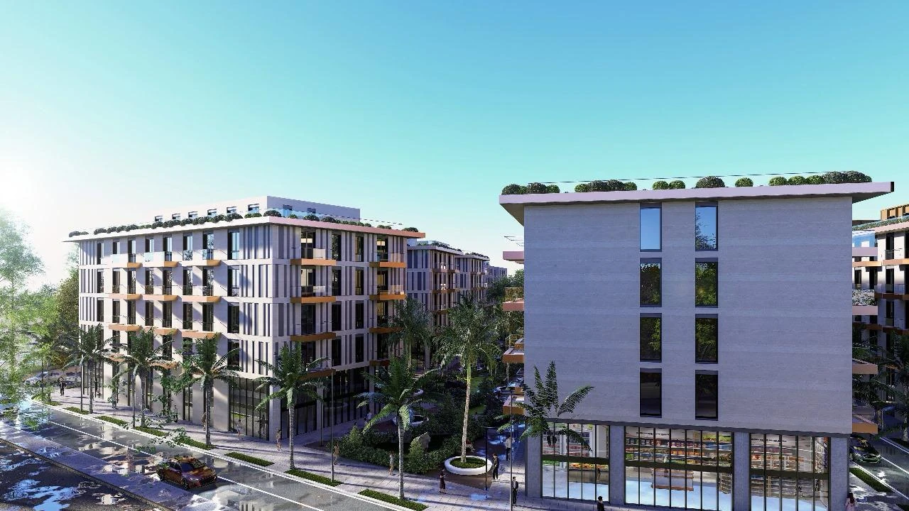 Shitet Apartament 1+1 ne Qerret Tek Residenca Palm Paradise (18/20)