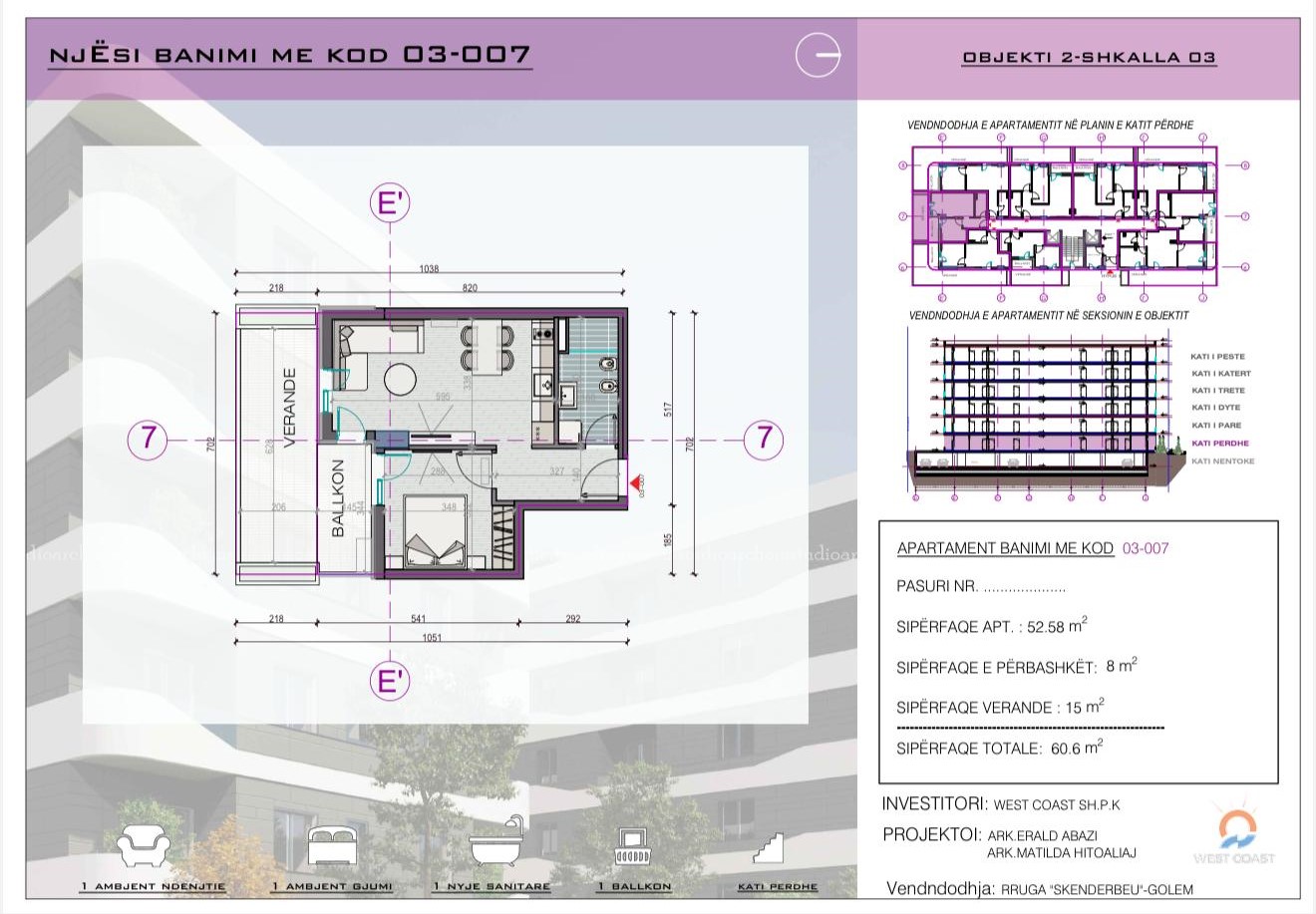 For Sale 2+1 Apartment with Terraces in the Residence "West Coast 2" near the Soft Pools. Payment Possibility in Installments (15/15)