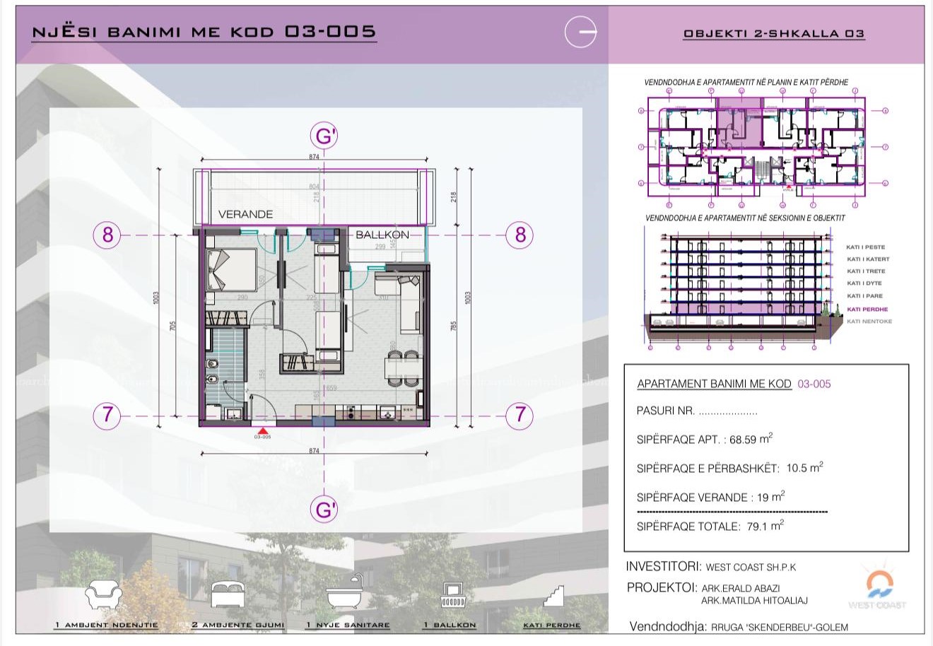 For Sale 1+1 Apartment with Balcony in the Residence 'West Coast 2' near Soft Pools. Installment Payment Option Available (15/15)