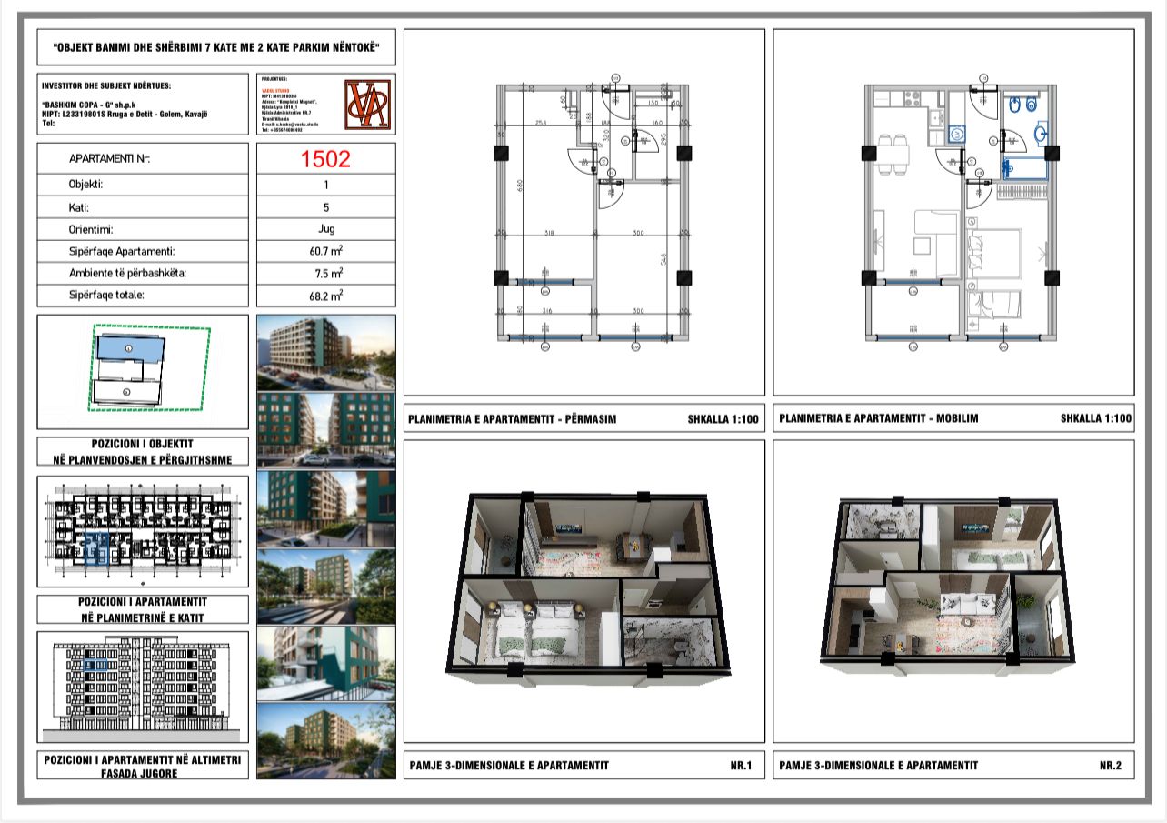 1+1 Apartment for Sale in the Most Sought-After Area of Golem