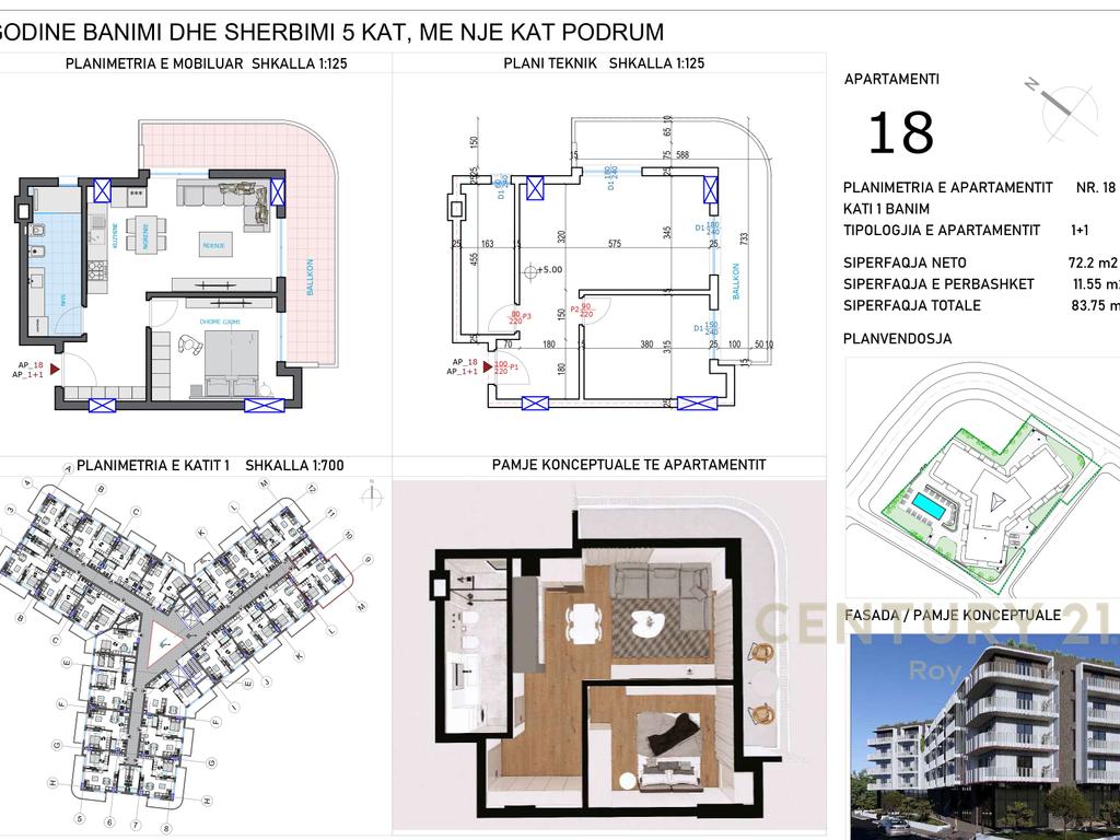 Viktori Luxury Apartments, Qerret