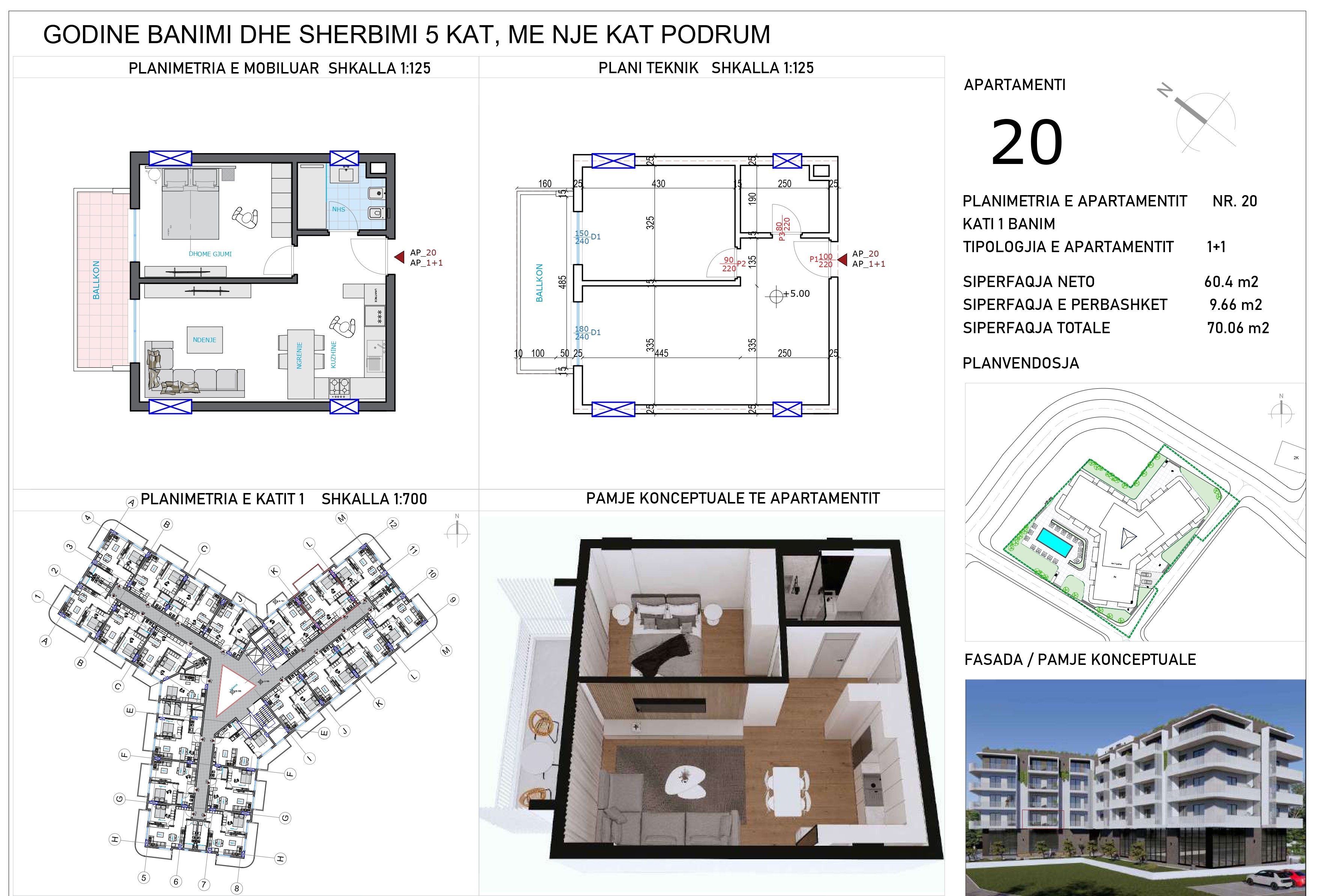 Viktori Luxury Apartments, Qerret