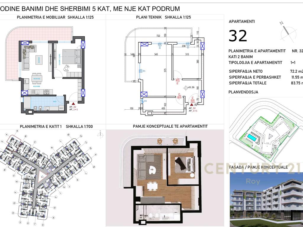 Viktori Luxury Apartments, Qerret