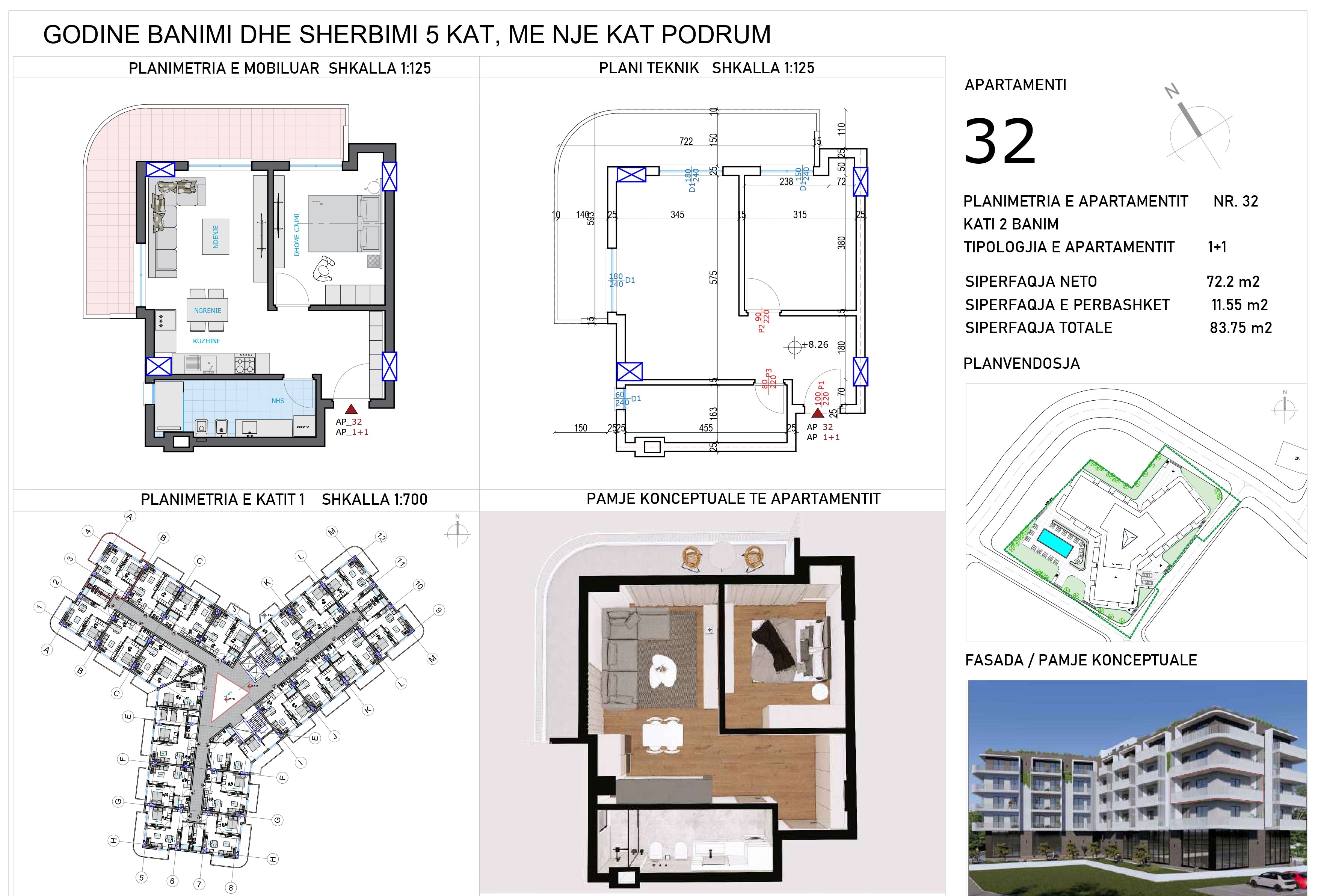 Viktori Luxury Apartments, Qerret
