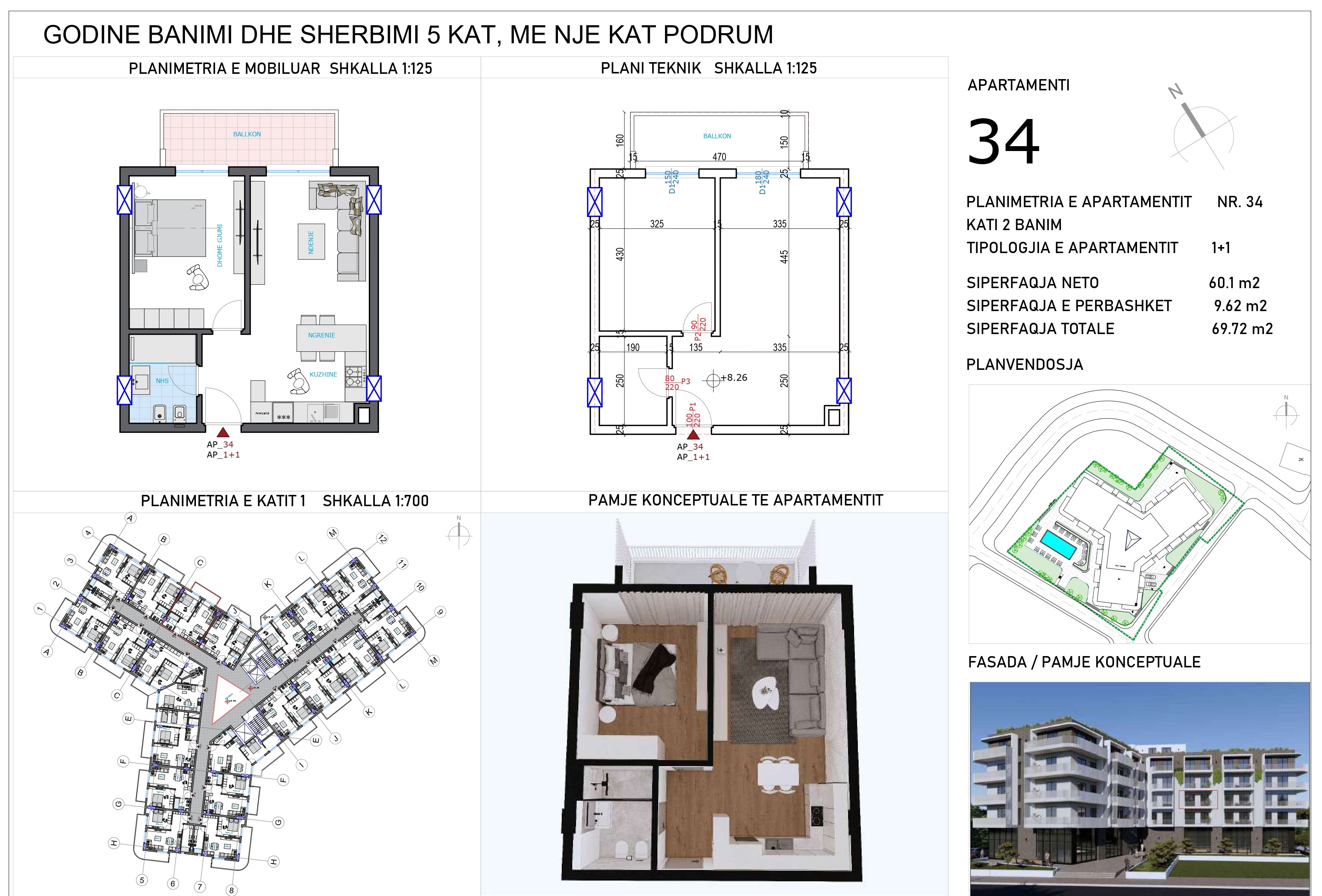Viktori Luxury Apartments, Qerret