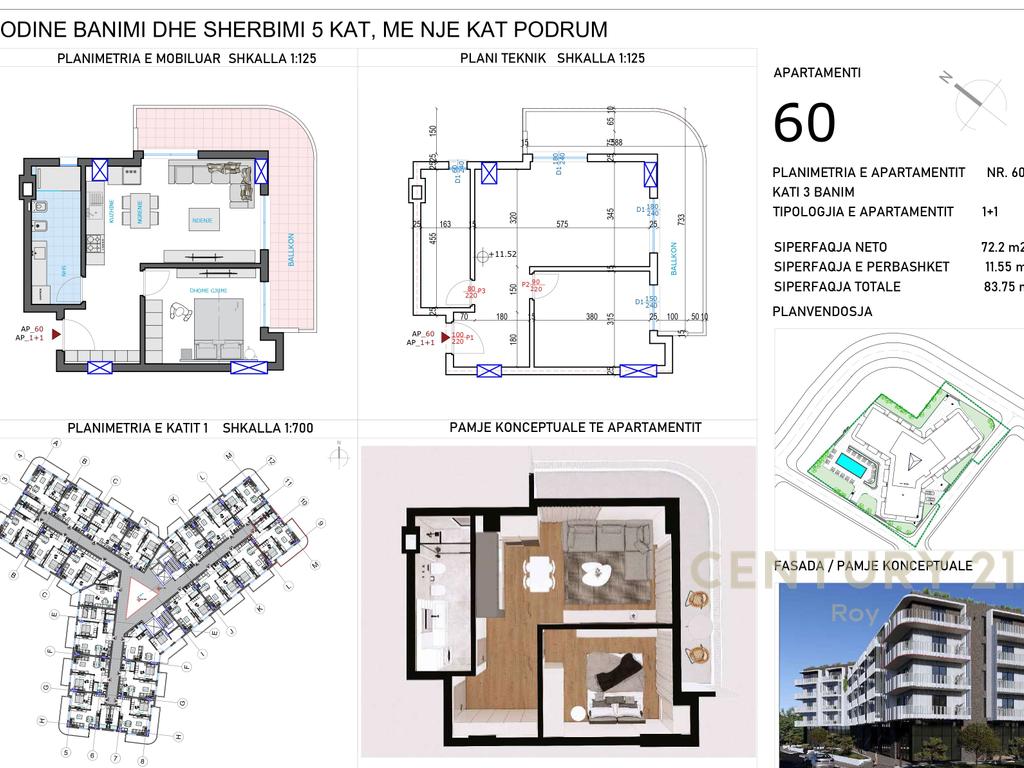 Viktori Luxury Apartments, Qerret