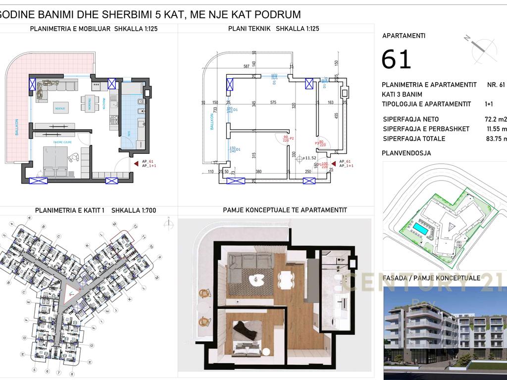 Viktori Luxury Apartments, Qerret