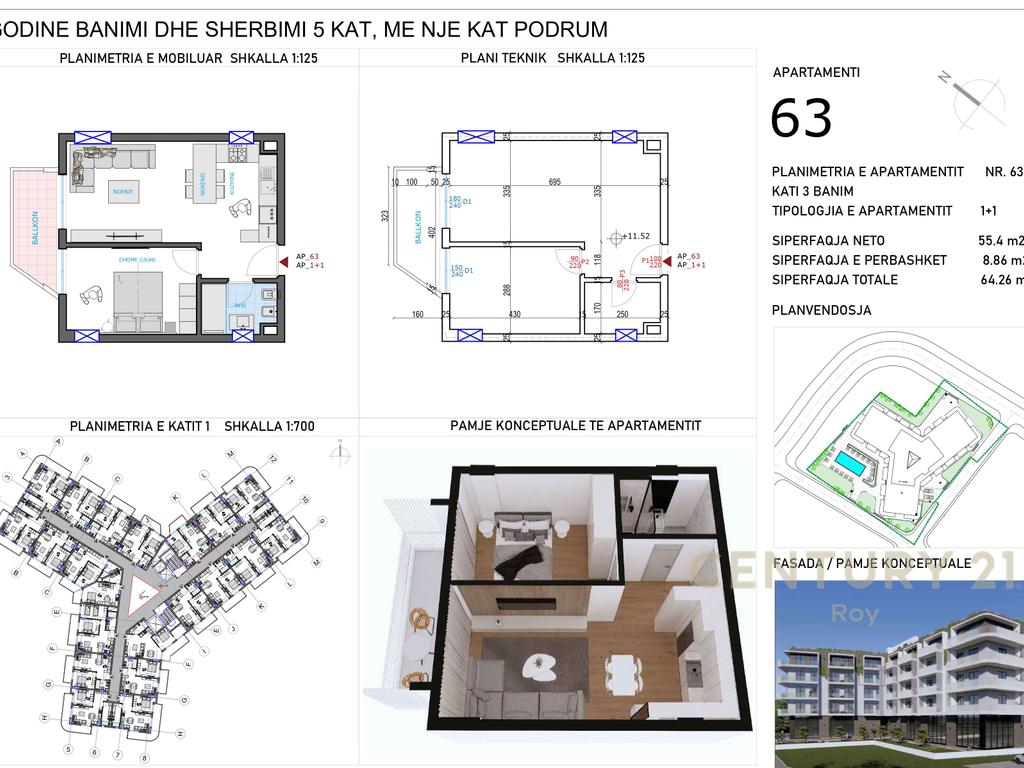 Viktori Luxury Apartments, Qerret