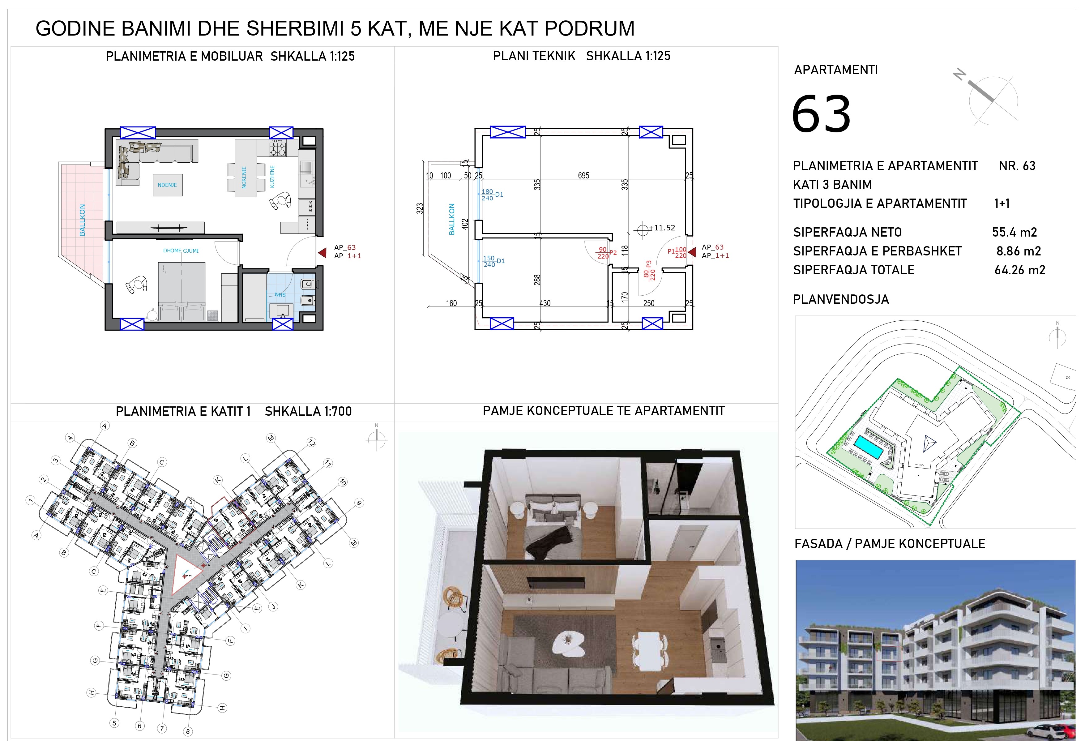 Viktori Luxury Apartments, Qerret