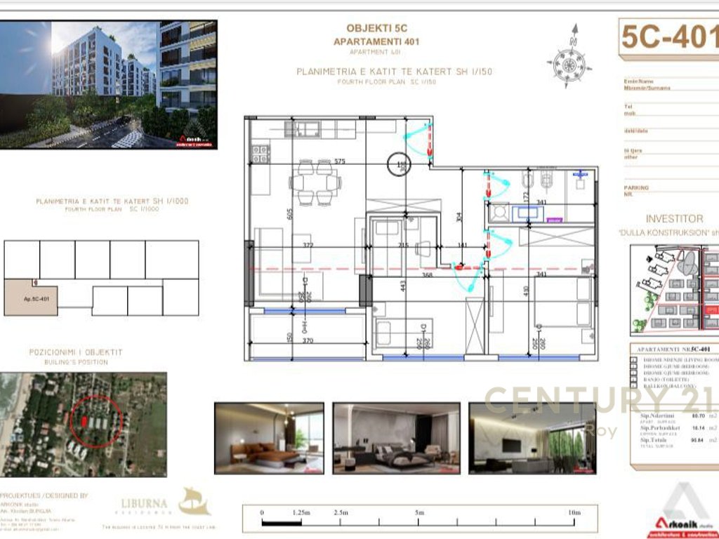Apartment 2+1 in Golem near Liburna Residence with Underground Parking