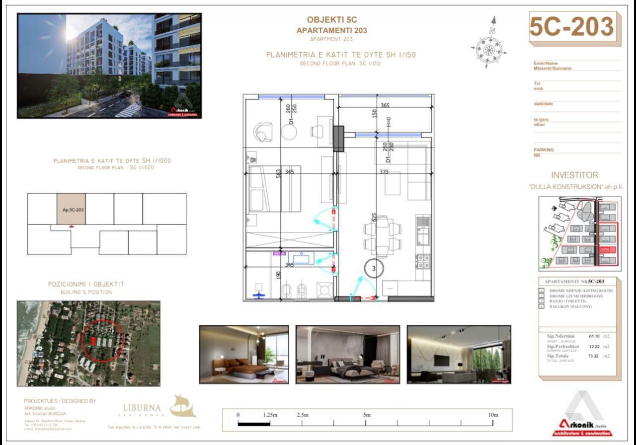 Apartment 1+1 for Sale in Golem at Liburna Residence (13/13)