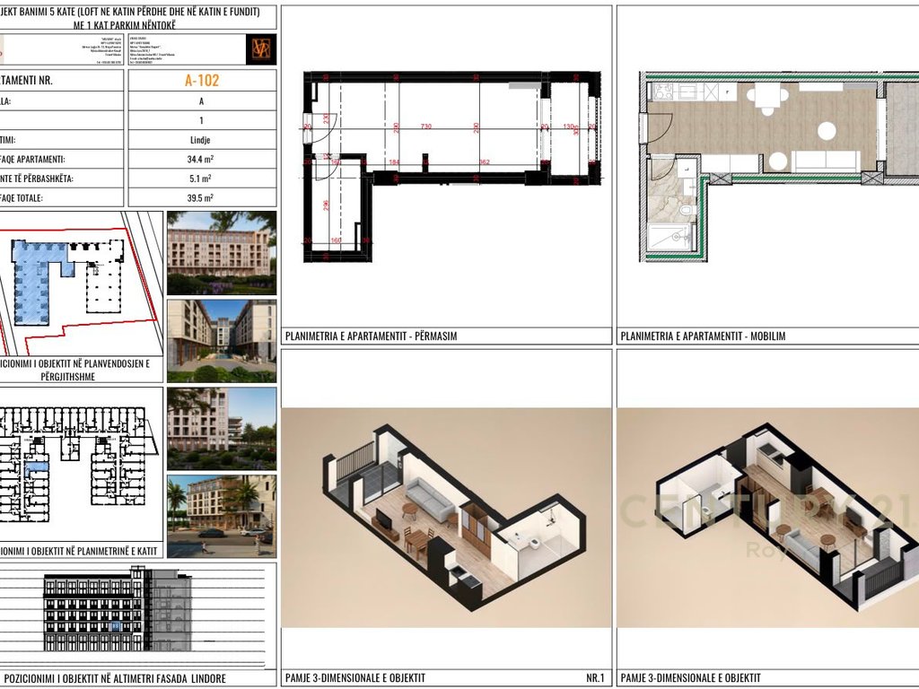 Studio for Sale with Pool View at "Middal Residence", Mali i Robit