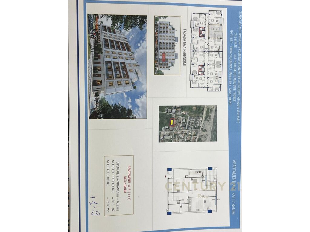 New Building Apartment 1+1 in Golem for Sale
